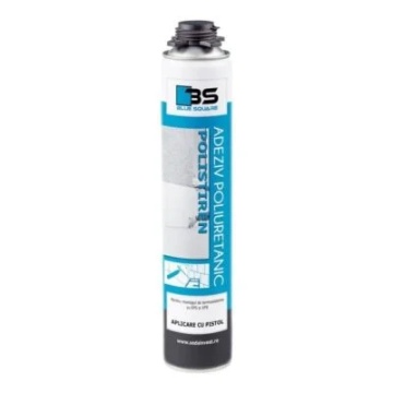 Spuma poliuretanica pt polistiren 750ml pistol BLUE SQUARE