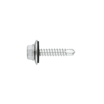Surub autoforant 4.8*25 mm, zincat pt acoperis, cu saiba