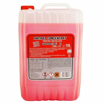 Antigel, pentru instalatii de incalzire concentrat -60 grade 10kg glycoxol c.t. long life