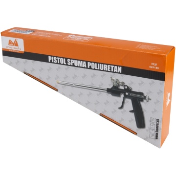 PISTOL METALIC SPUMA POLIURETAN MANER NEGRU 628189 EVOTOOLS