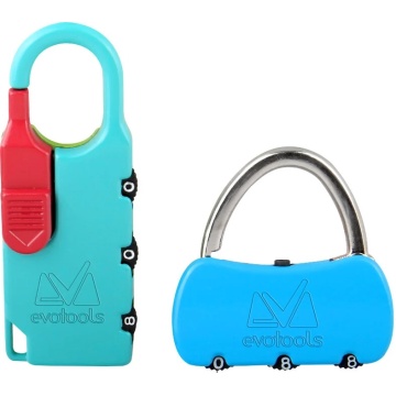 Set 2 lacate de bagaj, cu cifru EVOTOOLS 641030