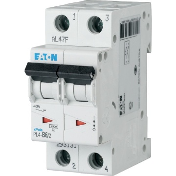 Siguranta 2p 16a pl6-c16/2 293142 EATON