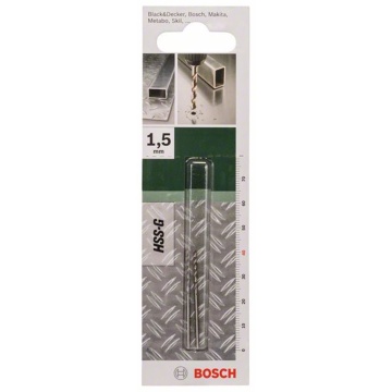 Burghiu hss-g 1.5*40 set 2 buc BOSCH 2.609.255.035 - Img 2
