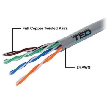 Cablu utp cat5e (internet) cupru integral ted002495