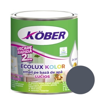 EMAIL 2.5L GRI ANTRACIT RAL7016 PE BAZA DE APA ECOLUX KOLOR MAT