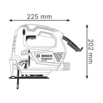 Fierastrau pendular BOSCH gst 700 500w 0 601 2a7 020 - Img 4