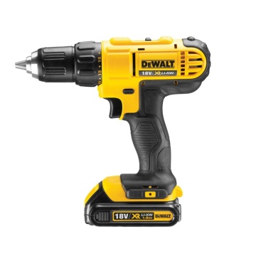 Masina de gaurit / insurubat dewalt, cu 2 acumulatori 18v dcd771c2-qw