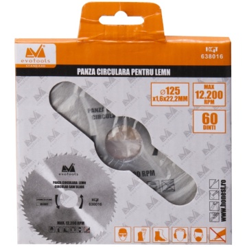 PANZA CIRCULARA PENTRU LEMN 230MM 80T ETS 638019 EVOTOOLS