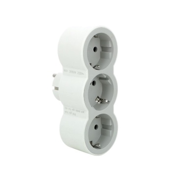 Stecher adaptor LEGRAND 3 prize, alb liniar cp l694518