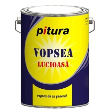 Vopsea alchidica 4l maro inchis lucios pitura KOBER