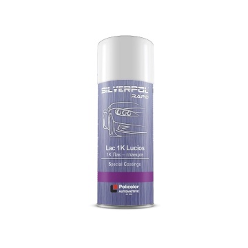 Vopsea spray auto silverpol rapid 400ml lac lucios 1k POLICOLOR