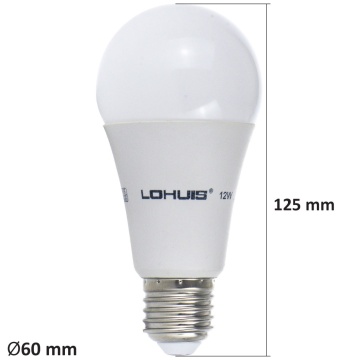 BEC LED E27 LUM.RECE 12W 6500K A60 23939 LOHUIS