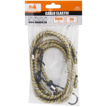 CABLU ELASTIC 6MM*1M 2BUC/SET 658001 EVOTOOLS