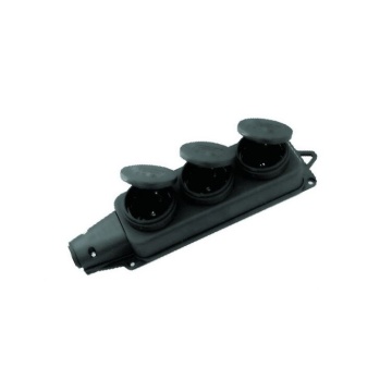Cap prelungitor cauciucat 3 prize 16a ip44 COMTEC mf0012-86250