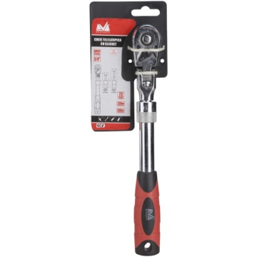 CHEIE CU CLICHET BRAT TELESCOPIC 3/8 ETP 610043 EVOTOOLS