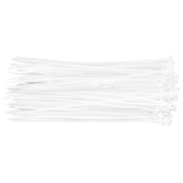 Coliere de, plastic, alb 2.5*200 mm 100 buc 679365 EVOTOOLS