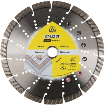 Disc diamantat segmentat, universal special 125mm 334045 KLINGSPOR dt612ut