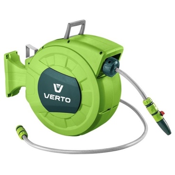 Furtun armat, cu tambur automat 1/2 20m+2m VERTO 15g891