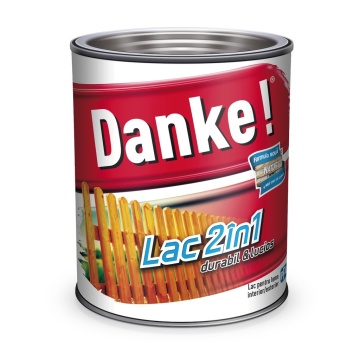 Lac, pentru lemn DANKE 2in1 natur 2.5l