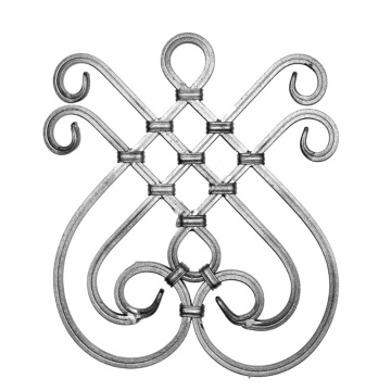 Panou forjat sect 12x12mm canelat h 450mm l 380mm 1302401