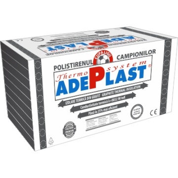 Polistiren grafitat eps80-g100 (0.25/bax) (2.5mp-5 placi) ADEPLAST