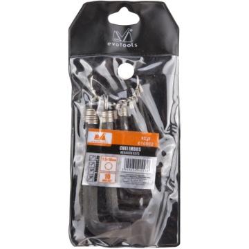 SET CHEI IMBUS NEGRE 3-12MM 7BUC/SET 610001 EVOTOOLS