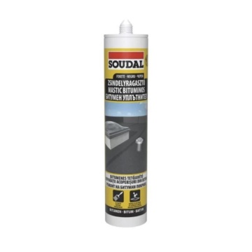 Silicon, pentru acoperis, negru bituminos roof repair 280ml 106650 SOUDAL