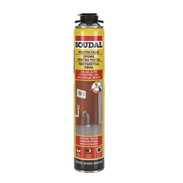 Spuma poliuretanica de vara pt constructii 750ml pistol 122880 SOUDAL