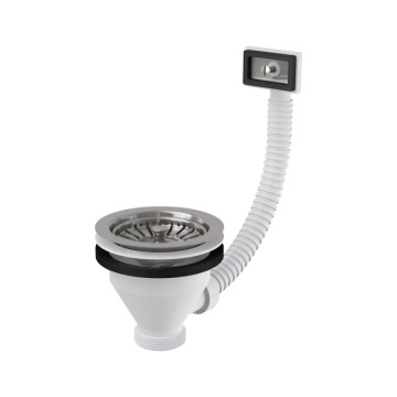 Ventil chiuveta 6/4, cu sita de inox d115, si preaplin alc120 a38