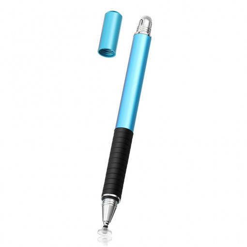 Penna stilo Techsuit, 2in1 universale, Android, iOS, blu brillante