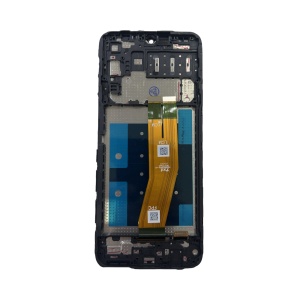Display Samsung SM-A145P / A145R A14 4G 2023 BLACK cu rama - Img 1