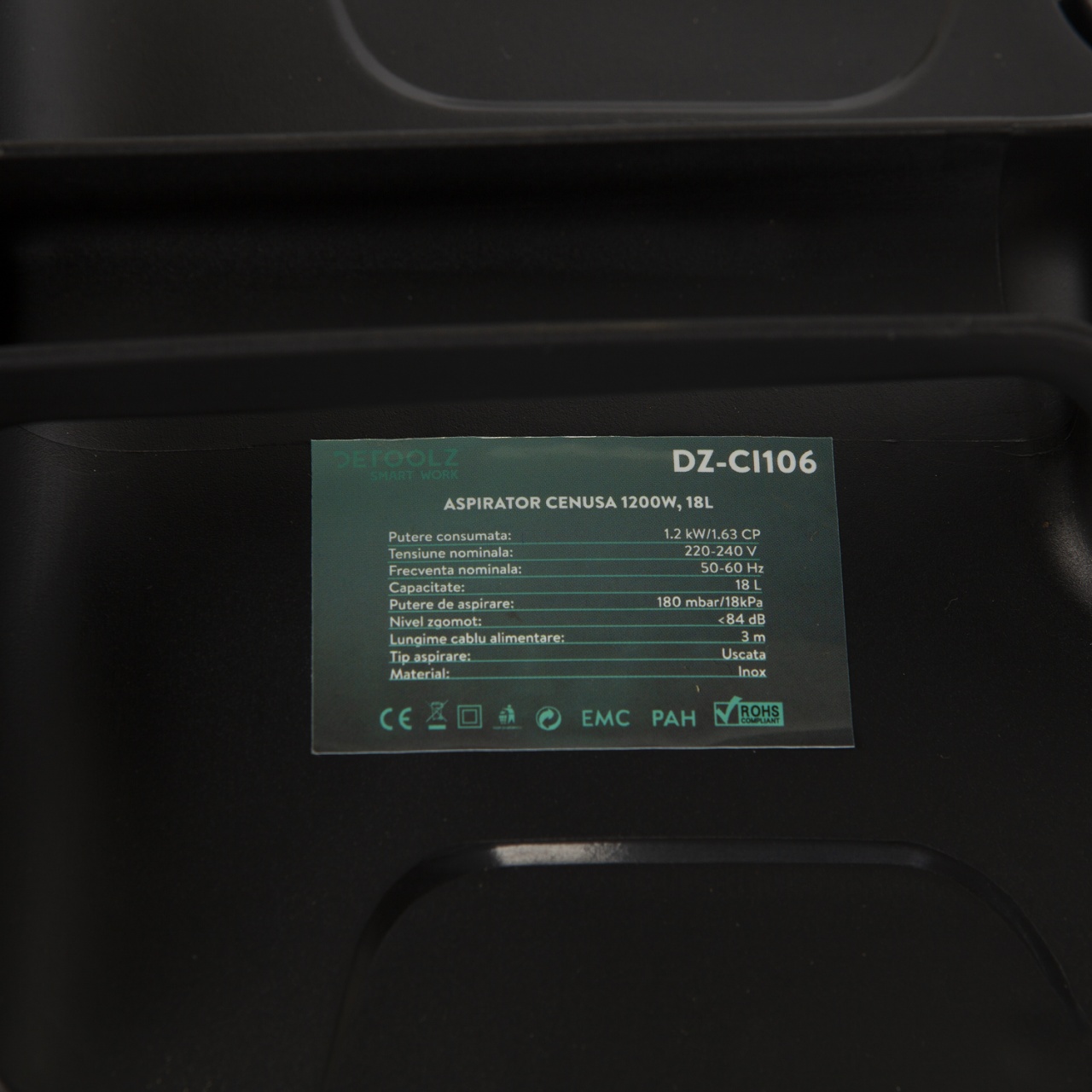 Aspirator cenusa 1200W, 18L [2]