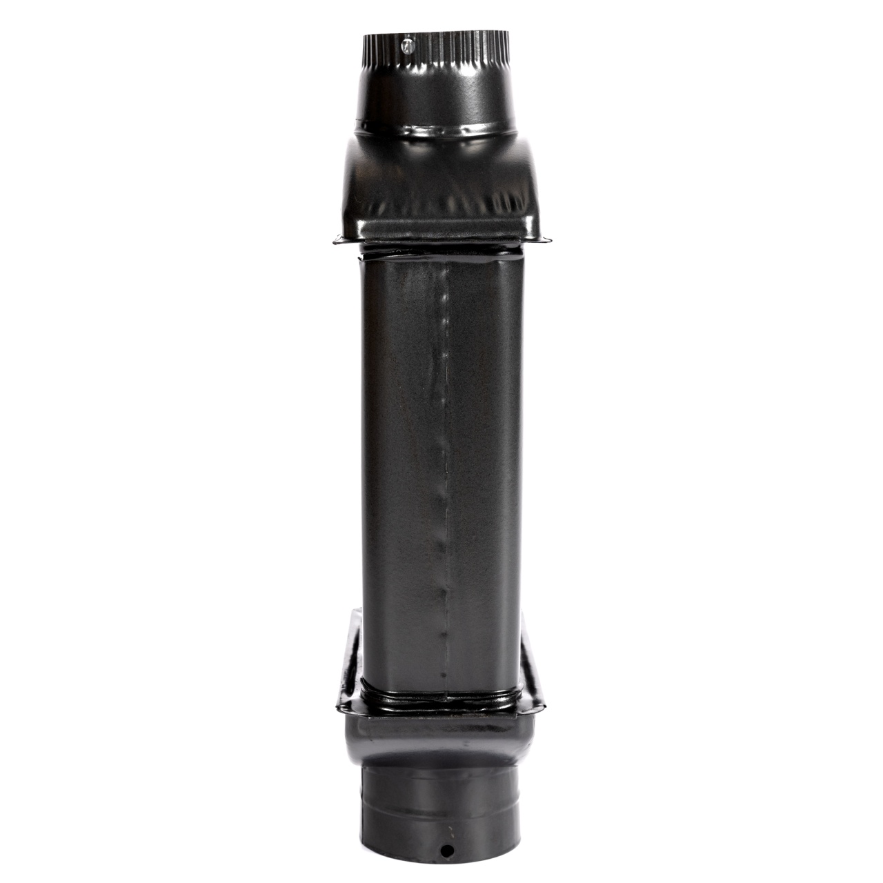 Burlan recuperator caldura, plat, 120 mm, Gri mat [2]