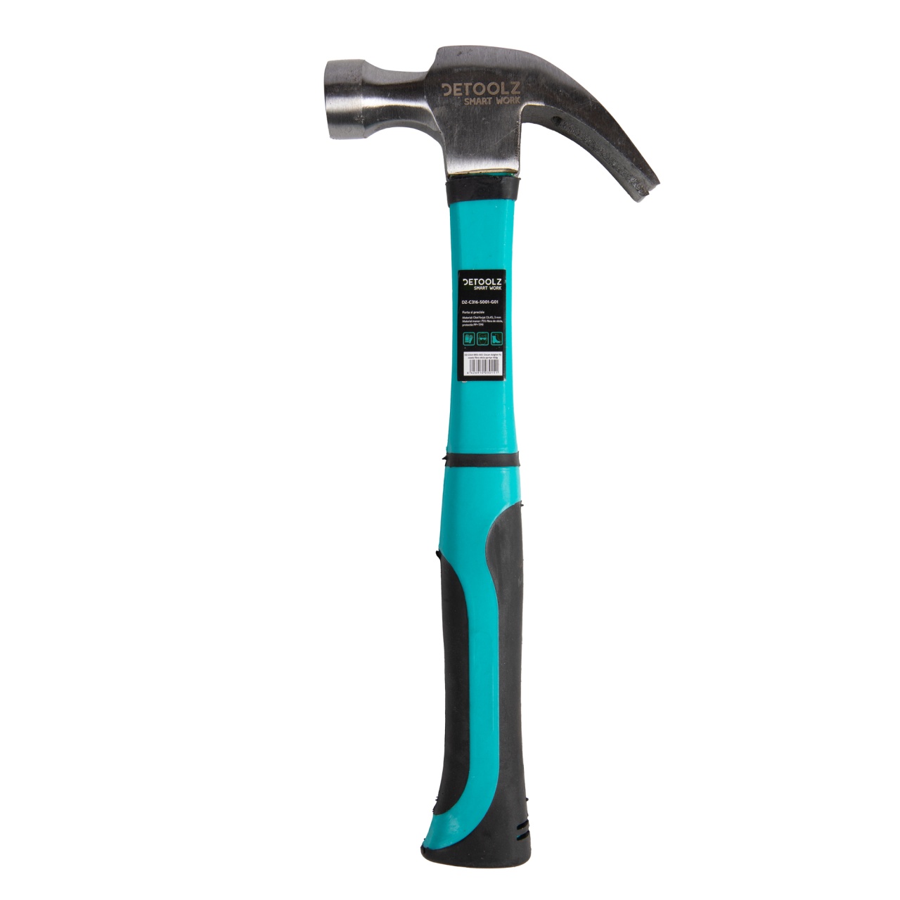 Ciocan dulgher Detoolz 450g, coada fibra [1]