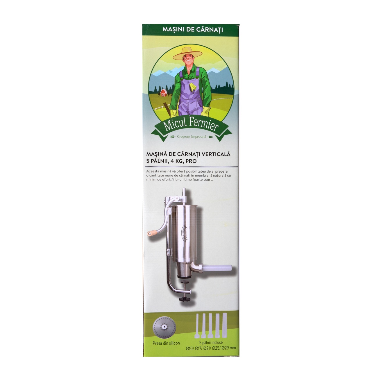 Masina de carnati 4kg VERTICAL PRO 5 palnii [4]