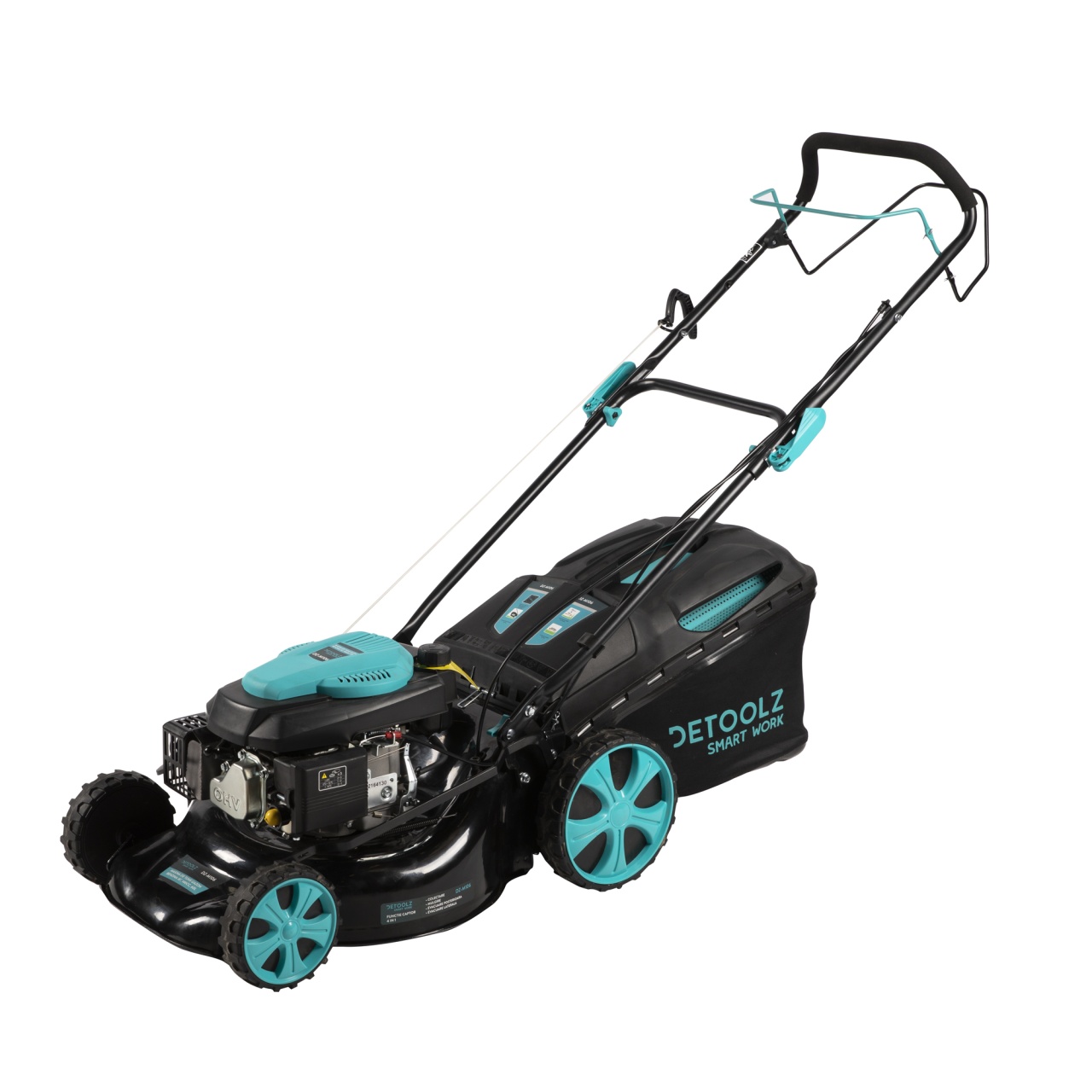 Masina de tuns gazon Detoolz, 3.5CP, 146CC, latime de taiere 46cm, colector 60L, propulsie automata [17]