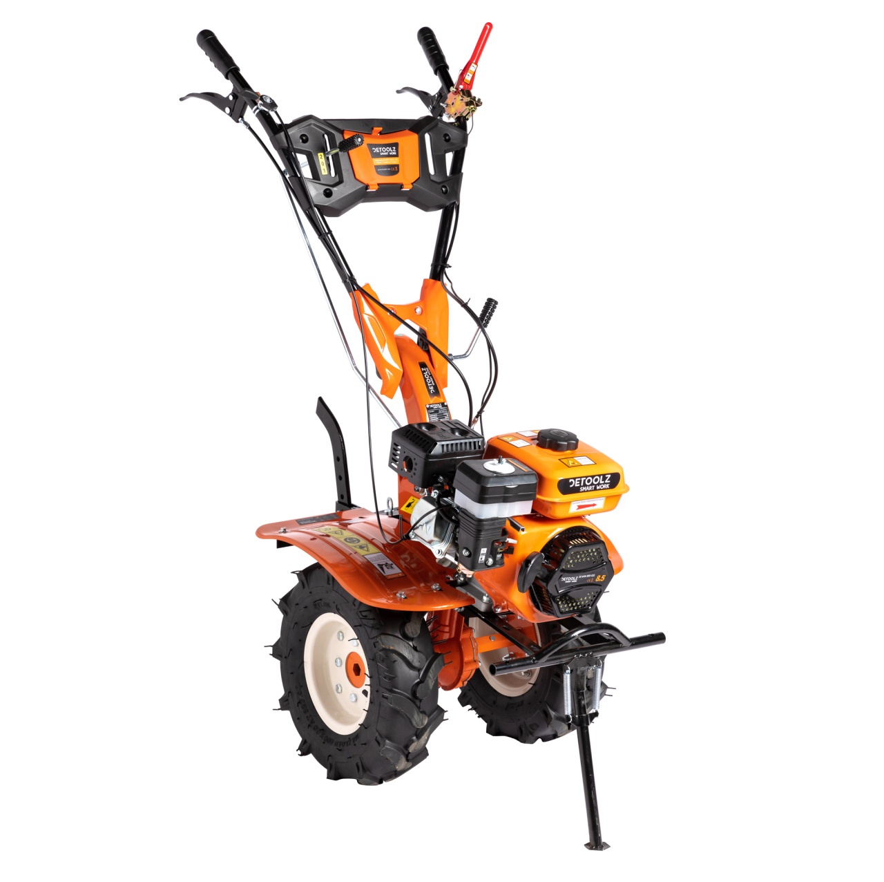 Motocultor Detoolz 8.5cp 212cc, benzina 4T, 3 viteze, pornire manuala, cu roti [18]