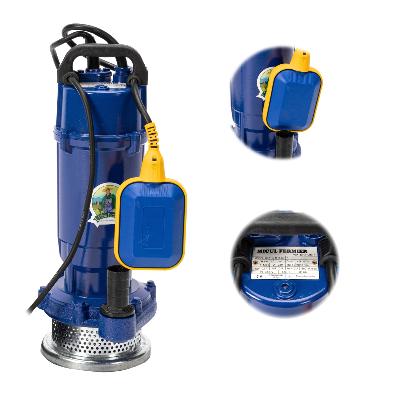 Pompa apa submersibila 16m 0,37kW Micul Fermier [6]