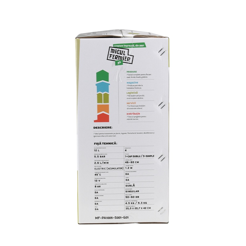 Pompa de stropit MF Pandora 12L cu acumulator [2]