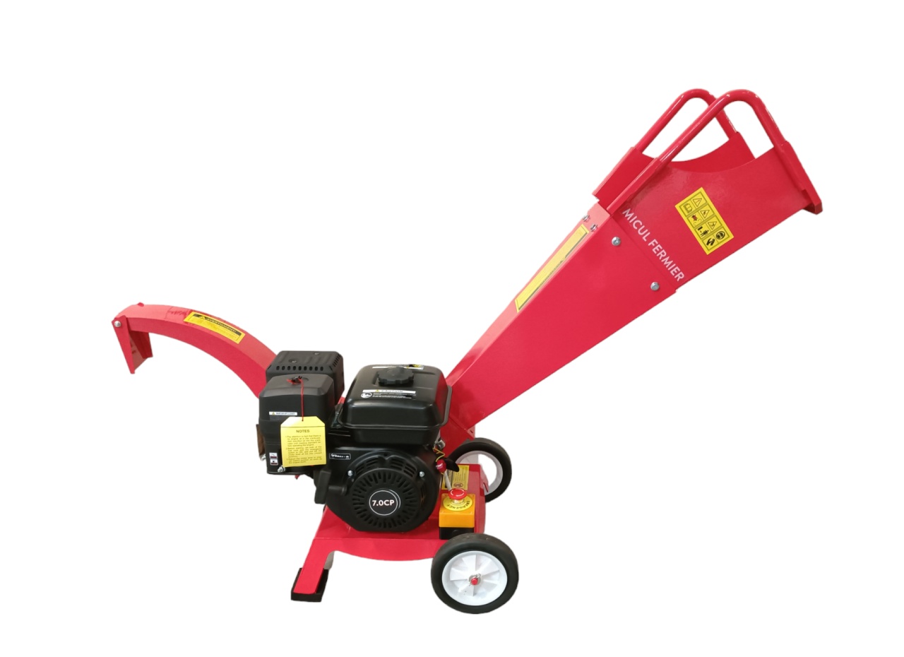 Tocator pentru crengi si vita de vie Micul Fermier, Ø50mm, motor benzina 7CP pentru rumegus [2]