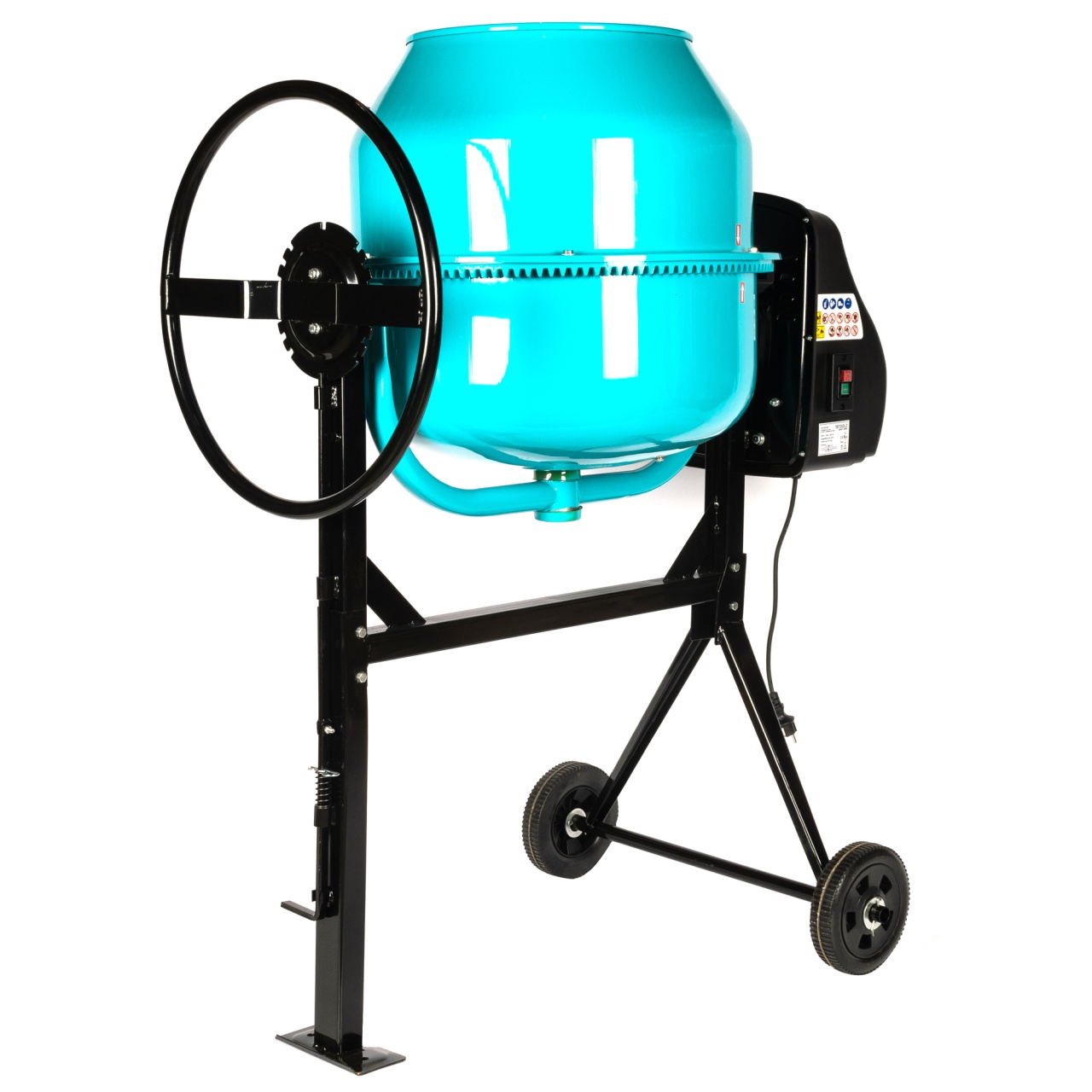 Betoniera Detoolz 140L, 850W, cu roti si coroana de fonta [11]