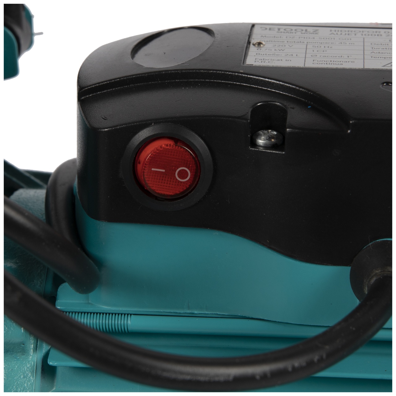 Hidrofor Detoolz 0.75 kW, debit 3300l/h, inaltime de pompare 45m, carcasa pompa fonta, volum butelie 24 litri [6]