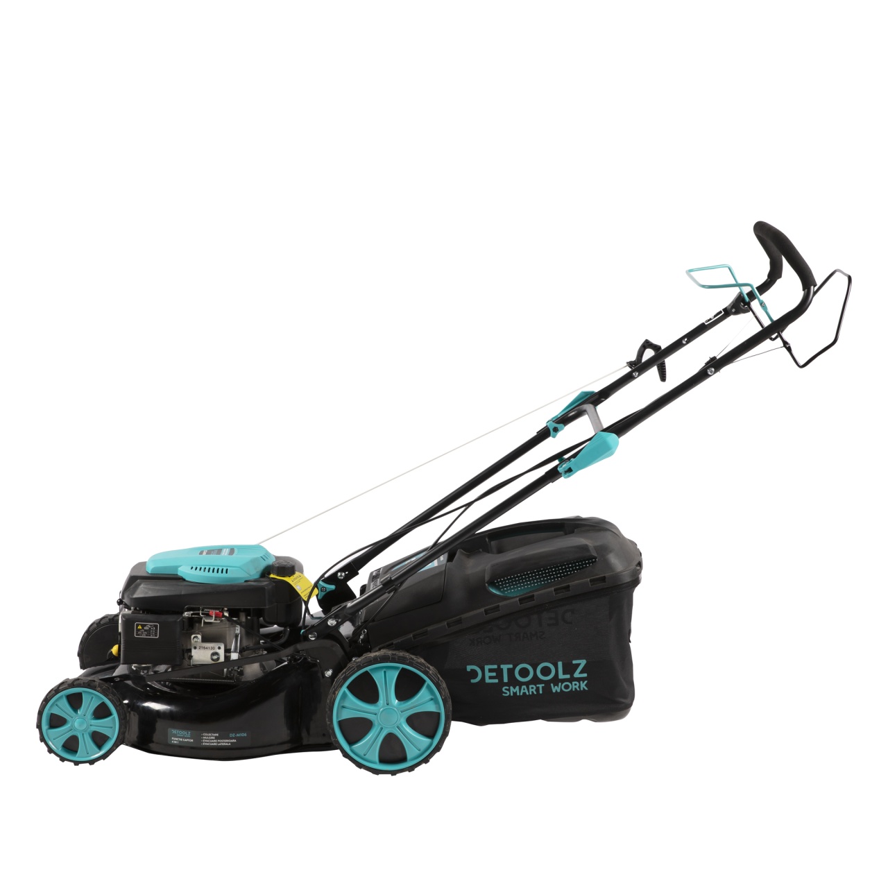 Masina de tuns gazon Detoolz, 3.5CP, 146CC, latime de taiere 46cm, colector 60L, propulsie automata [4]