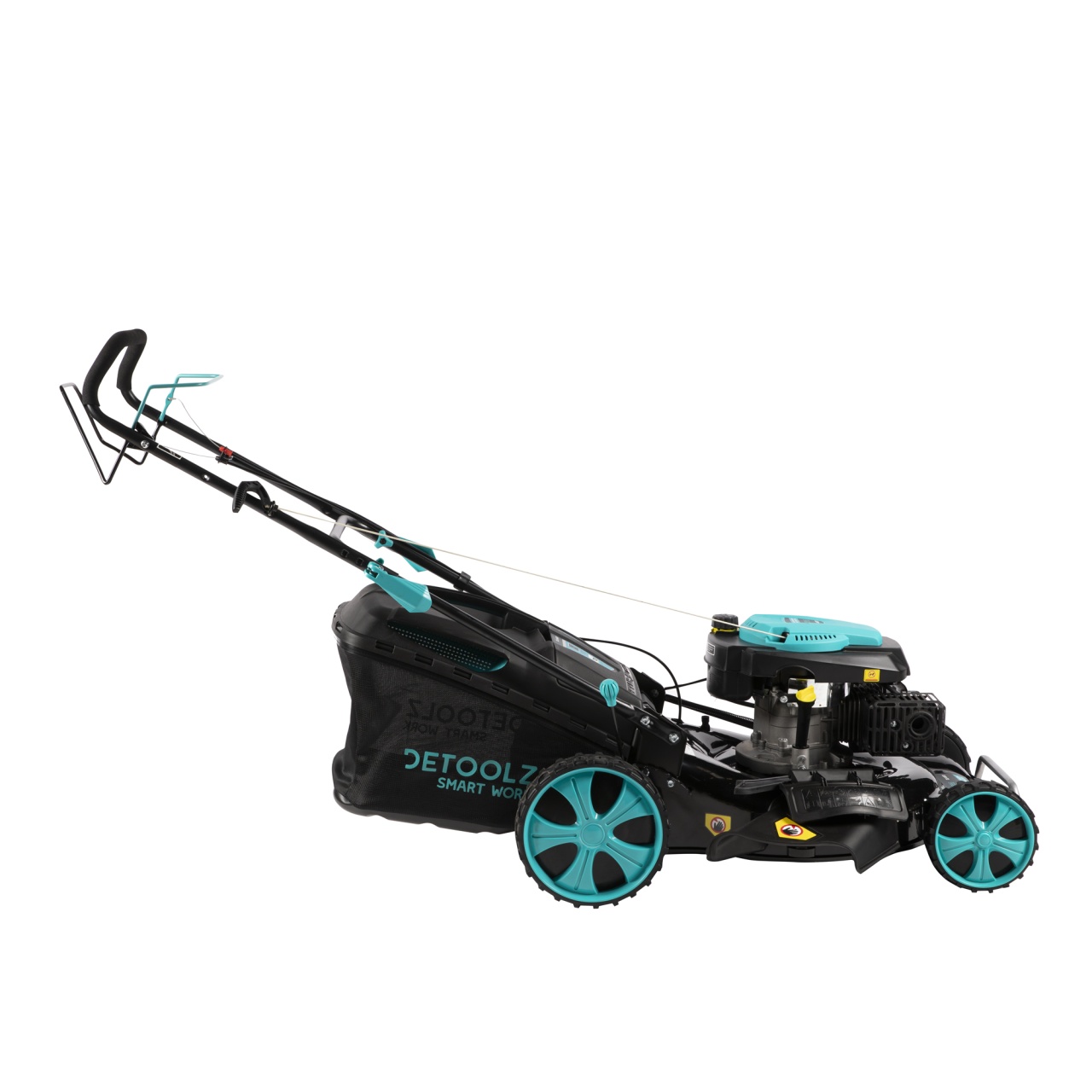 Masina de tuns gazon Detoolz, 5CP, 196CC, latime de taiere 53cm, colector 70L, propulsie automata [19]