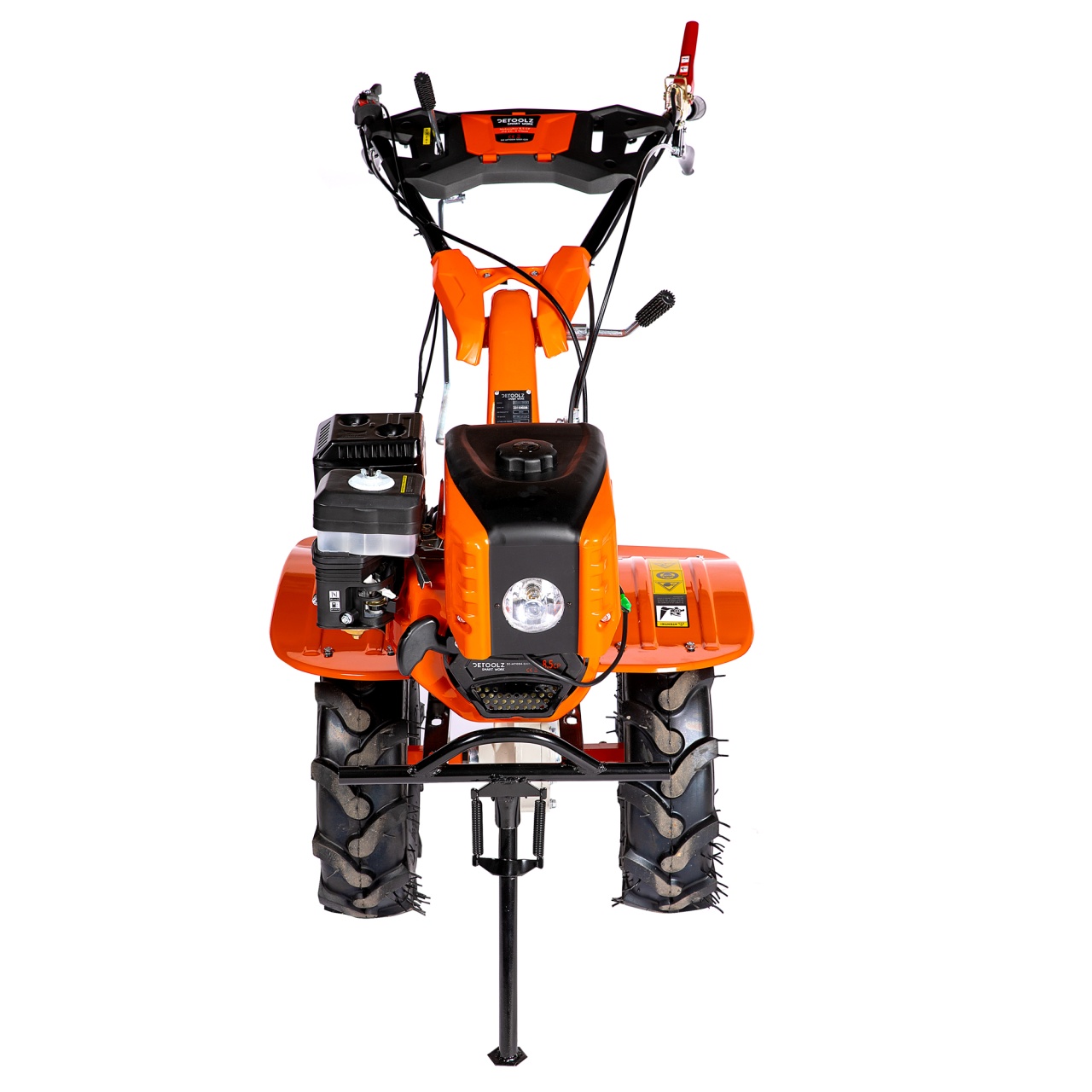 Motocultor Detoolz 8.5CP 212CC, benzina, 4T, 4 viteze, pornire manuala, cu roti [9]