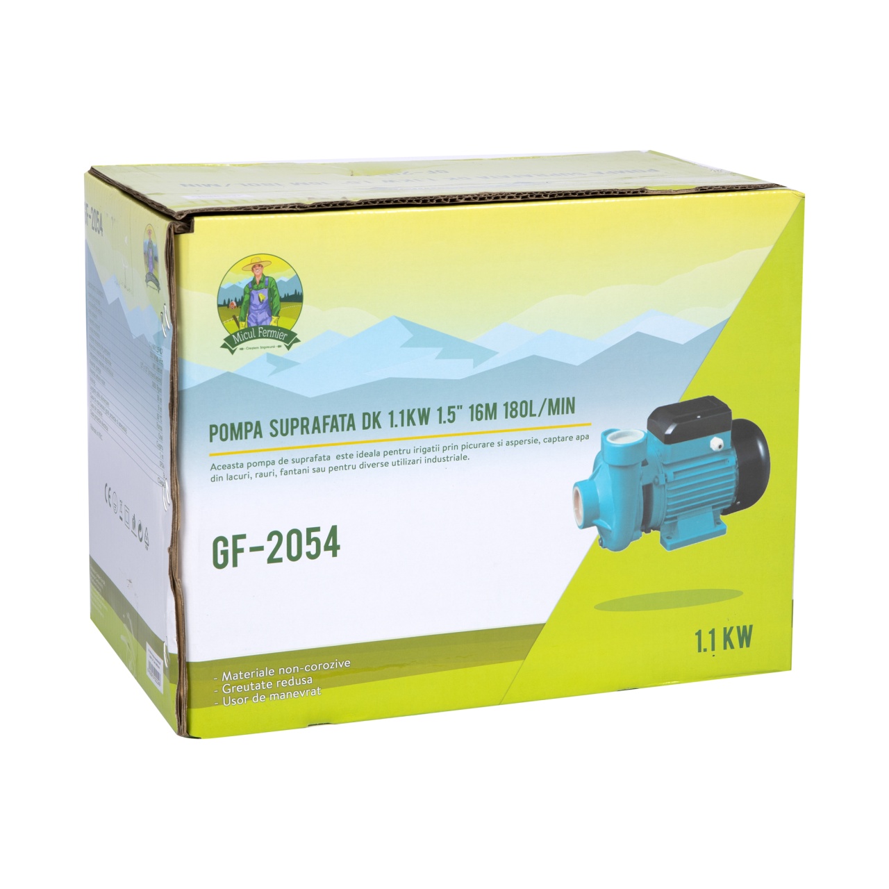 Pompa suprafata DK 1.1KW 1.5" 16m 180l/min [5]