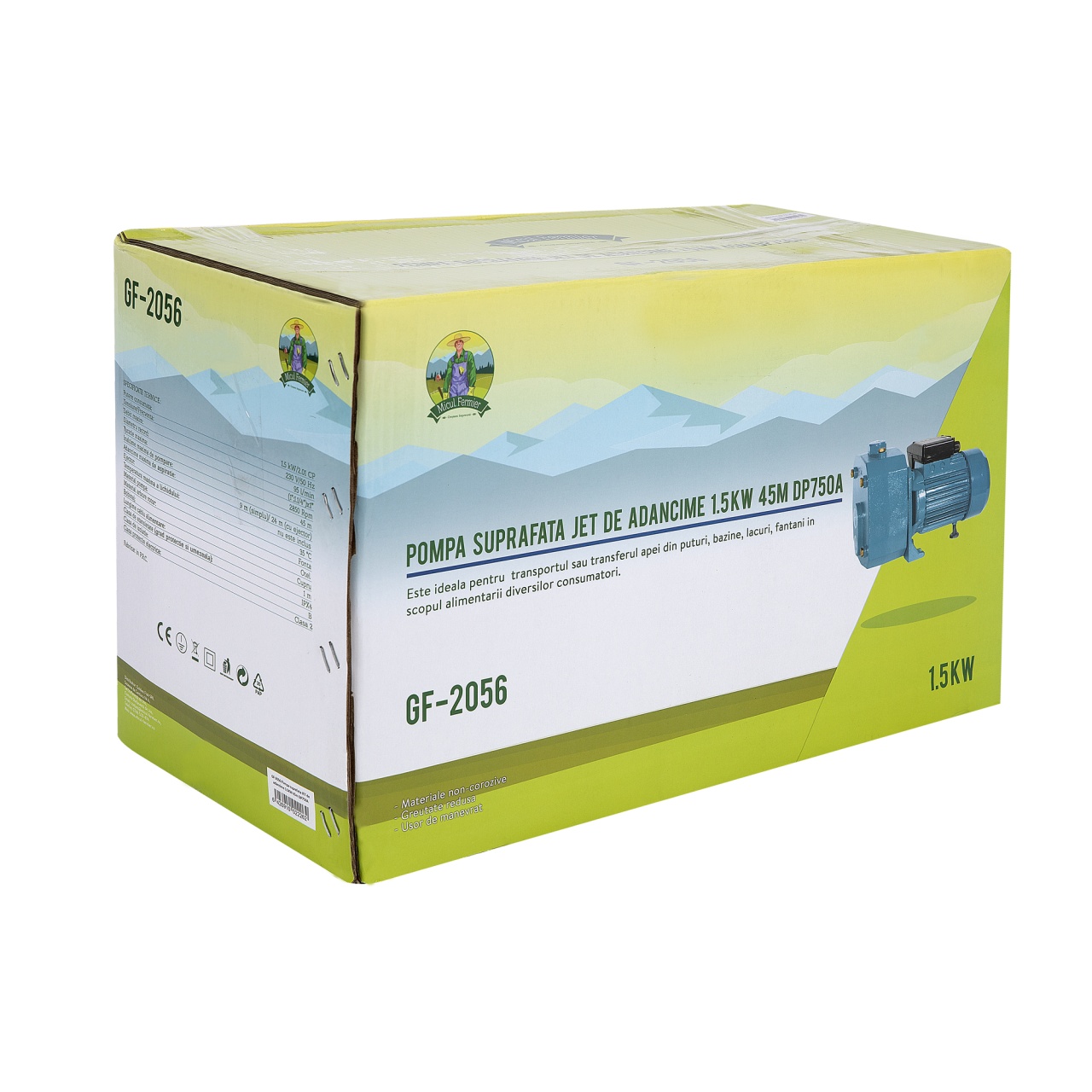 Pompa suprafata JET de adancime 1.5KW 45m DP750A [6]