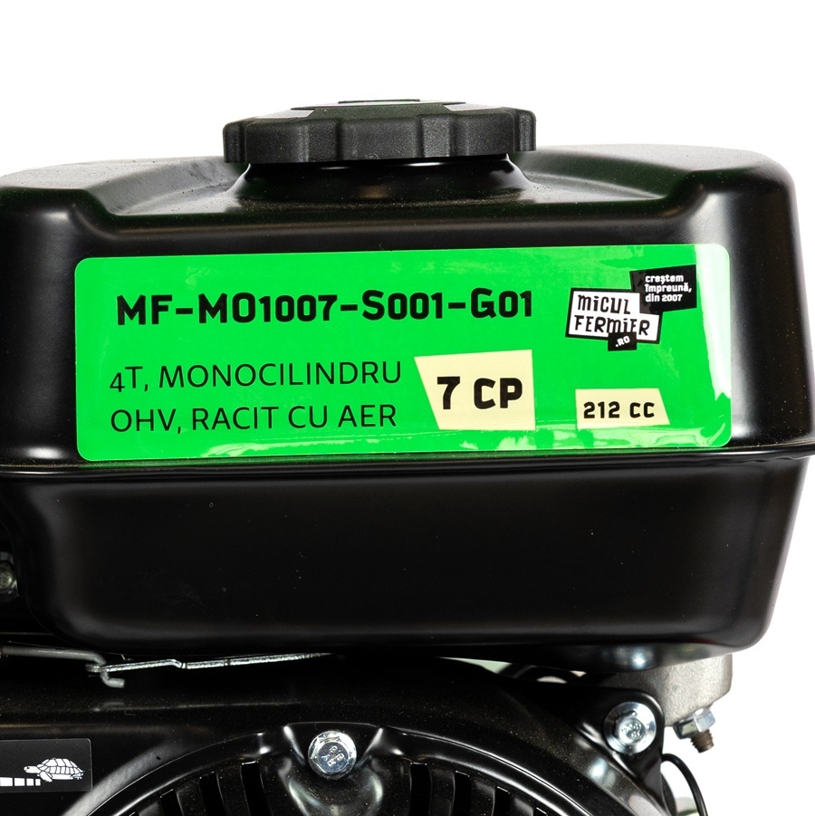 Tocator de crengi Micul Fermier, motor benzina 7 CP, 60 mm diametru maxim de taiere, pentru brichete [4]