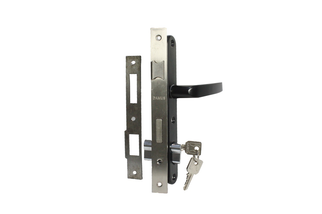 Broasca cu butuc si silduri NEAGRA pentru usa (yala) [5]