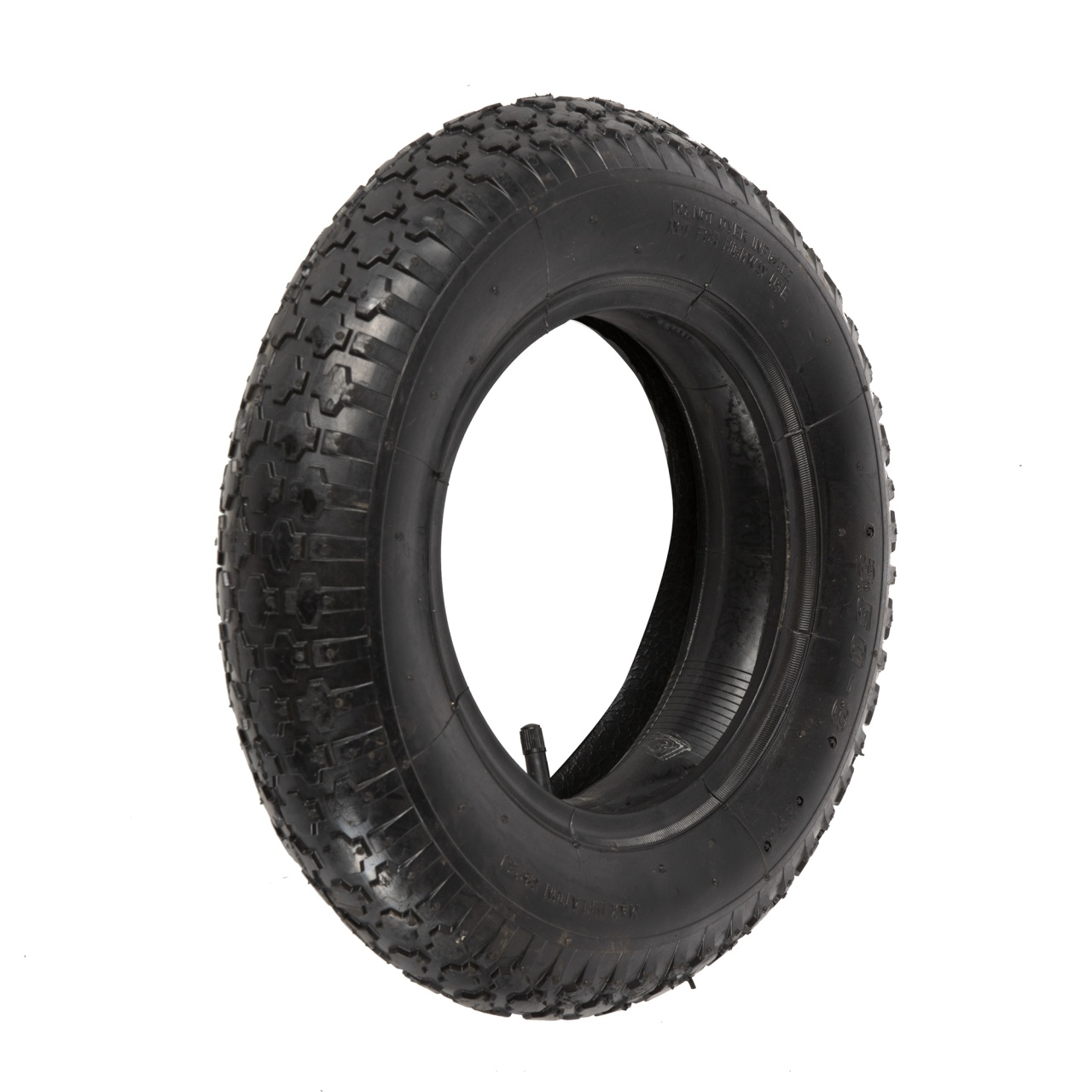 Cauciuc + camera Micul Fermier 3.50-8, profil floare [2]